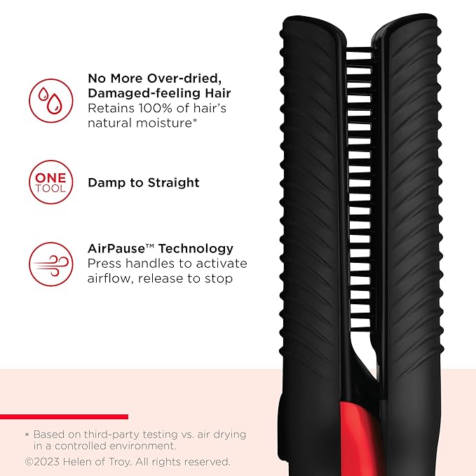 Revlon One-Step Air Straight | 2-in-1 Dryer &amp Flat Iron | Straightening Dryer