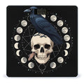 Women's Fashion Automatic Switch Digital Bathroom Weighing Scale Smart Scale Black Raven Moon Skull
