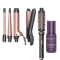Wavytalk Multi Curl 5 in 1 Curling Wand Set and Heat protectant Spray for Hair 1.69 Fl Oz