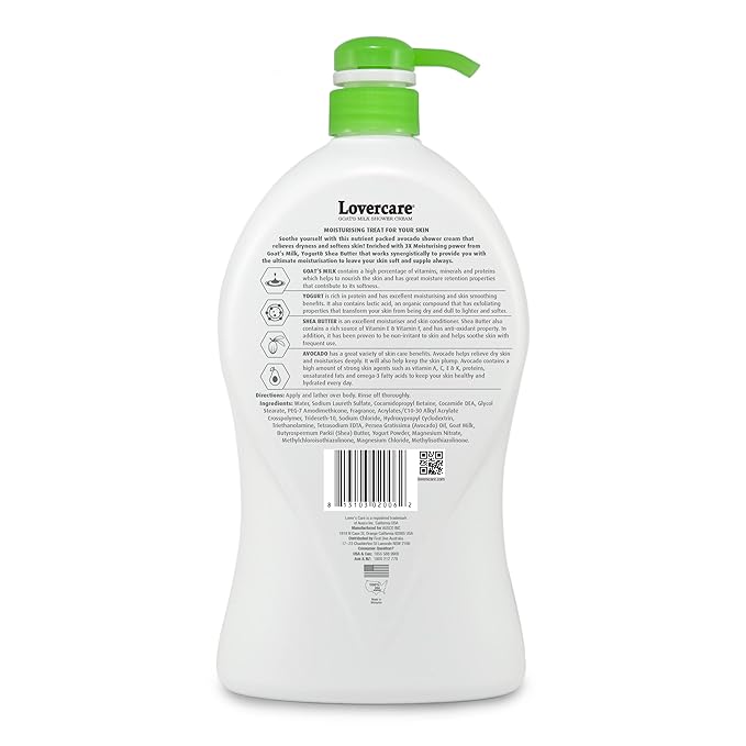 2-PACK Goat's Milk Shower Cream Avocado 2 x 40.7 Fl.Oz.