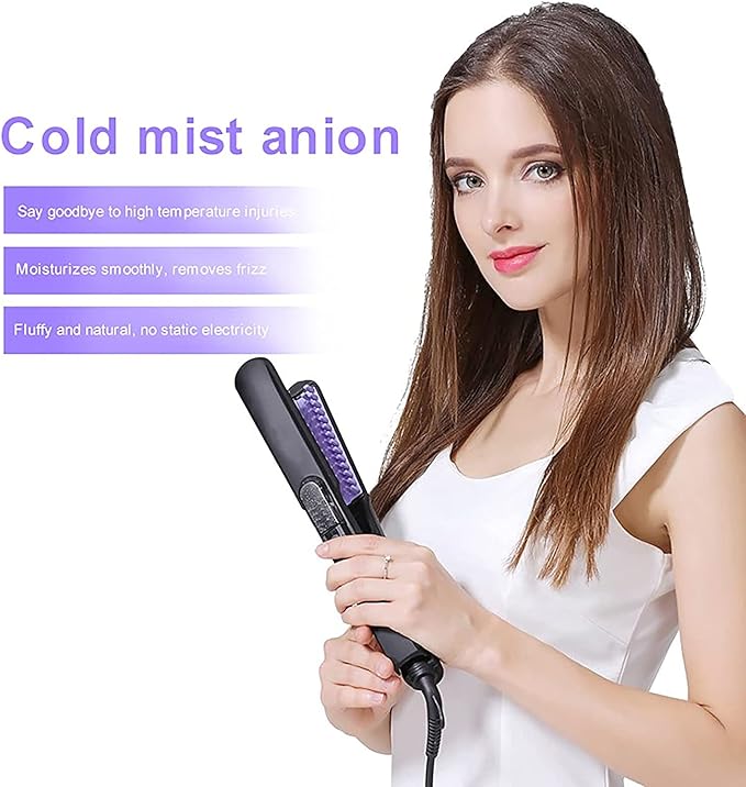 Hair Straightener Flat Iron with Ceramic Plates Temperature Controls 6 ft Cord
