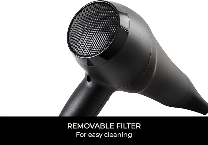 Corby Milton 1875W Hair Dryer in Black - USA Plug