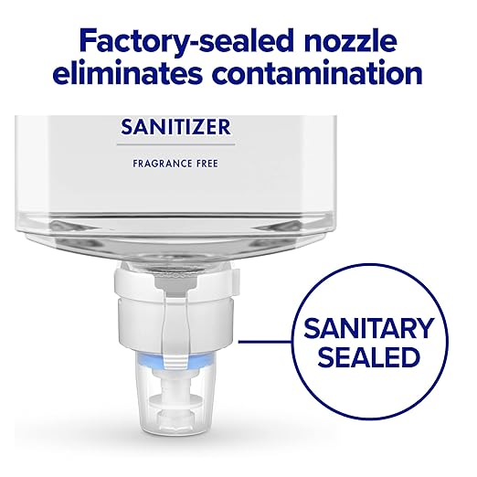 PURELL VF PLUS Hand Sanitizer Gel Fragrance Free 1200 mL Refill for PURELL ES8 Automatic Hand Sanitizer Dispenser (Pack of 2) – 7099-02