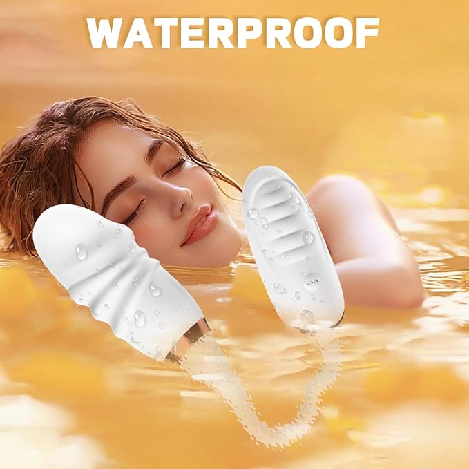 Wearable Vibrating Massager - Double Head Relaxes Muscles 9 Speeds Viboators Toy- Electric Foot Silent Personal for Sports Massage Tools Relaxation PW001 (Medium)