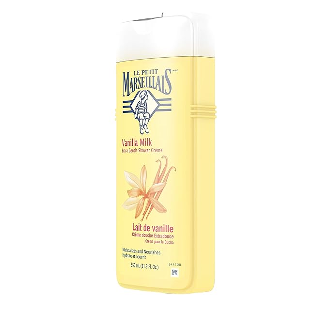 Le Petit Marseillais Extra Gentle Shower Cream Vanilla Milk 22 Fluid Ounce