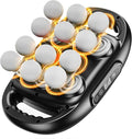 12-Head Massage Gun Deep Tissue Back Massager with 9 Adjustable Intensities &amp 9 Modes Electric Percussion Massager Gun Tool for Back/Shoulders/Legs/Arms/Neck (12 Head)