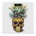 Cool Skull Pineapple Scale for Body Weight Precision Bathroom Weighing Scales with Back Lit LCD Display Sturdy Tempered Glass Body Weight Scales Digital Bathroom Scale 400lb
