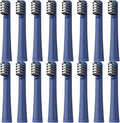 for Realme N1 N2 RTX2103 SN301 Electric Toothbrush Replacement Heads Soft Dupont Bristle Nozzles4/8/16pcs(16PCS Blue)