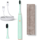 Sonic Electric Toothbrush for Adults – Battery Powered Tooth Cleaning Brush with Timer 5 Modes &amp 3 Intensity Levels – Long-Lasting 90-Day Battery Life