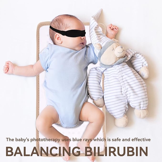 Newborn Jaundice Therapy Blanket Professional Blue Light Lamps Jaundice Relief Tool Light Therapy Pad for Body