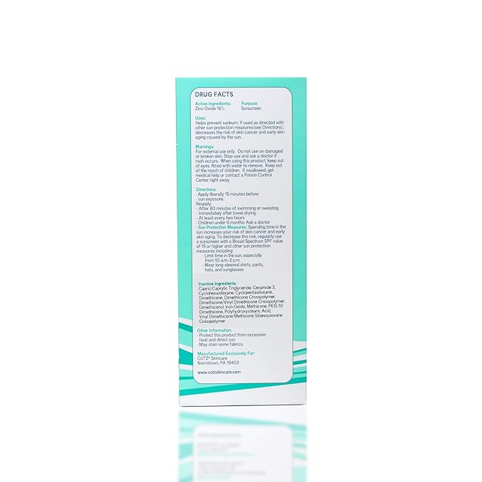 CoTZ Face Moisture Lightly Tinted Mineral Sunscreen Broad Spectrum SPF 35 1.5 oz / 42.5 g