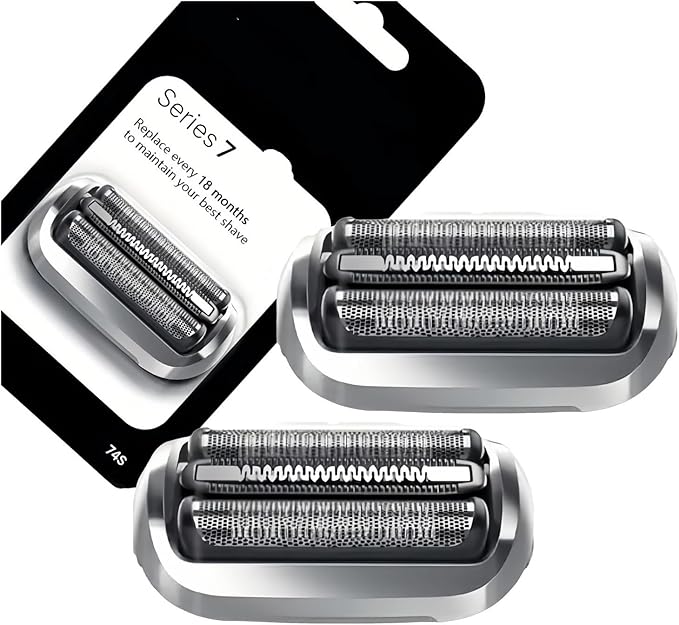 74S Replacement Shaver HeadsCompatible For Braun Series 7 Replacement Head Suitable For 7120s 7125s 7127cs 7171cc 7175cc 7185cc(74S-1pc)