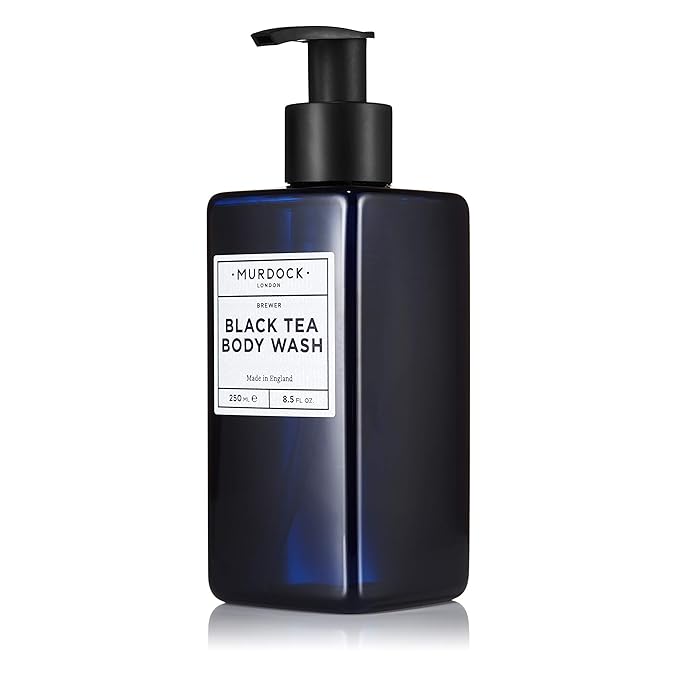 Murdock London Black Tea Natural Body Wash – Refreshing &amp Hydrating Tea Tree Body Wash – Non-Drying Gentle Bath &amp Shower Gels – 250ml