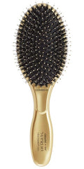 Olivia Garden Ceramic + Ion Supreme Styler Cushion Paddle Brush - Boar &amp Ionic for Shine Frizz Control &amp Smoother Hair