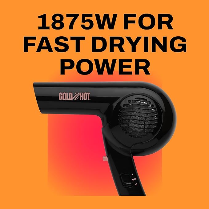 Gold N Hot Professional 1875-Watt Dryer with Styling Pik (GO-GH2274)