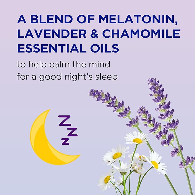 Dr Teal's Body Wash &amp Sleep Spray Bundle with Melatonin Lavender &amp Chamomile - Pack of 4 24 fl oz &amp Pack of 3 6 fl oz