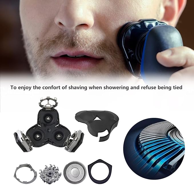 Replacement Shaver Heads for Philips Norelco RQ10 RQ12 Arcitec Razor Shavers