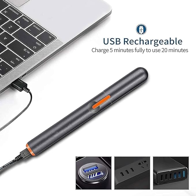 Ear and Nose Hair Trimmer Clipper for Men &amp Women Multifunction USB Rechargeable Professional Eyebrow Trimmer Smart Cleaning System Waterproof Painless Facial Hair Remover