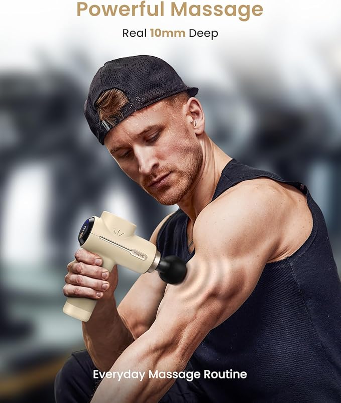 RENPHO Active Massage Gun &amp Massage Gun Head with Heat and Cool