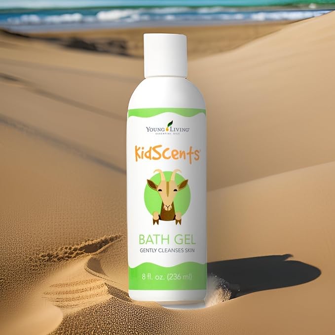 KidScents Bath Gel by Young Living - 8 fl oz - Hypoallergenic Gentle and Nourishing Botanicals for Children's Sensitive Skin - Aloe Vera Moisturizing