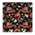 Men's Smart Scale for Body Weight Digital Bathroom Weighing Scale Automatic Switch Energy Saving Scale Japanese Chinese Dragon Flower Black Floral