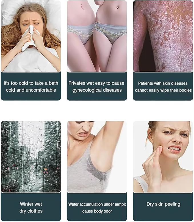 2025 Full Body Dryer Protables Multifunction Bathroom Full Body Dryer Feet Touch Panel Cold/Heat Adjustable Ion Body Care Dryer Gifts for Women/Mom/Girls