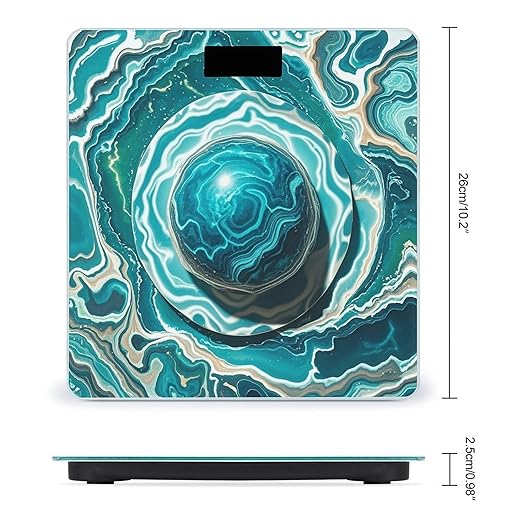 Tropical Tree Scale for Body Weight Highly Accurate Digital Bathroom Body Scale Digital Bathroom Scales for People Anti-Slip Large LCD Display Smart Scales