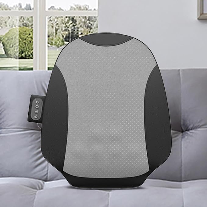 Lower Back Massager with Heat Comfortable Ergonomic Breathable Electric Deep Tissue for Home Car Gifts for Men Women Mom Dad