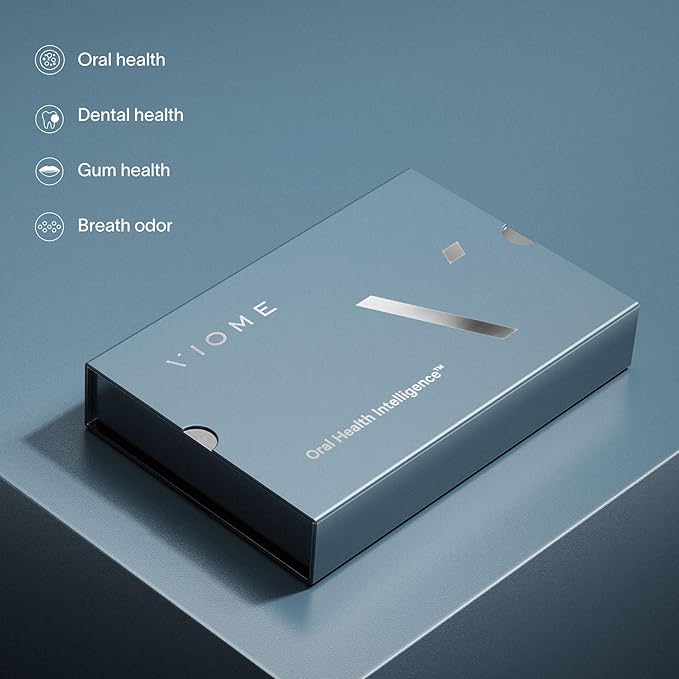 Viome at-Home Oral Microbiome Test Kit for Women &amp Men in-Depth Saliva Analysis 16 Health Scores Oral Microbiome Dental and Gum Health Root Cause of Bad Breath Detailed Analysis App Included