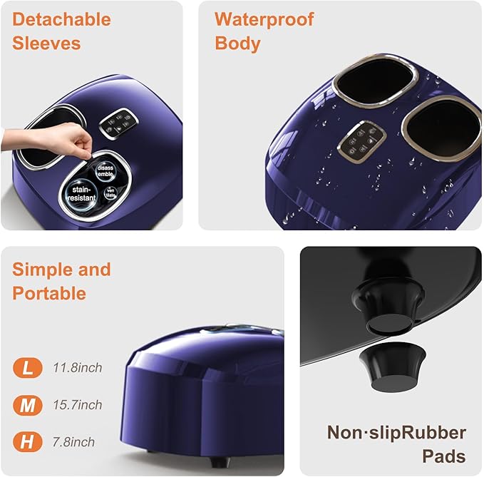 Foot Massager Machine Relieve Fatigue Deep Tissue Massage for Plantar Fasciitis Gift for mom and dad