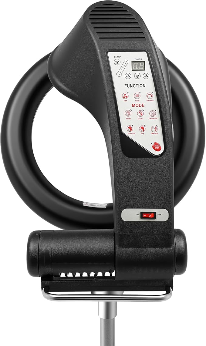 Standing Hair Dryer Professional Hair Processor Height Adjustable Hair Dryer with Wheelsfor Salon Beauty Barber Shop 1000W 110V