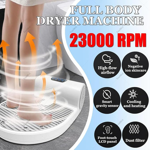 1350W Body Hair Dryer with Sensor &amp Weight Scale Electric Full Body Dryer for Spa-Like Experience LED Control Panel for Ultimate Comfort &amp Care