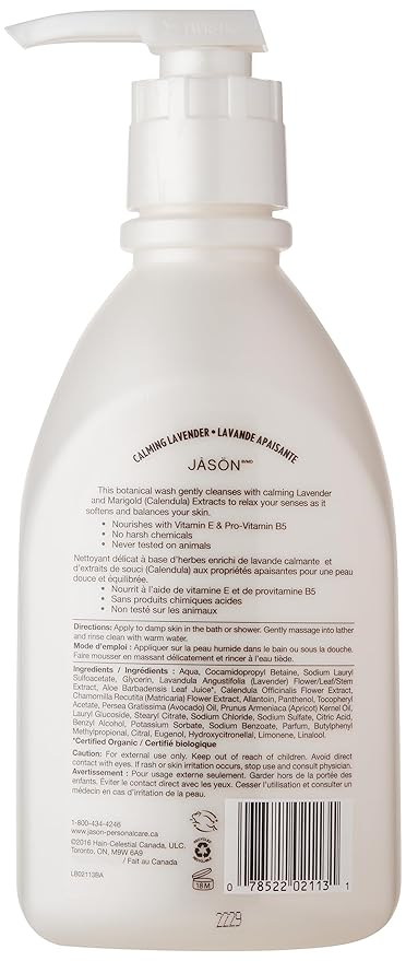 JASON Revitalizing Citrus and Calming Lavender Body Wash 30 Oz (2 Pack)