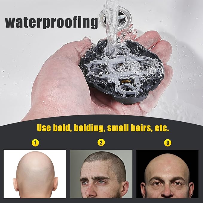 Shaver Replacement Heads Compatible with Microtouch Titanium Head Shaver for Bald Men 2 Pack