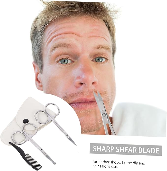 NOLITOY 12 Pcs Mustache Trimming Men Suit Men Grooming Kit Beard Professional Cosmetology Kit Nose Clippers for Men Beard Clippers for Men Mens Suits Man Small Comb
