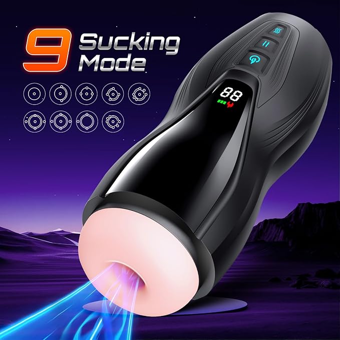Male Mastusbafor 9 Modes Sucking with Heating Massager Automatic Tight Sleeve Underwear Male Masterburbatar Hands Free Pocket Puzzy Silicone Auto Electric Mastusbar PWO2