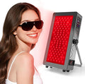 Red Light Lamp with Protective Glasses 100W Near Infrared Light 660nm 850nm High Power Panel 7 Time Settings 5 Brightness 3 Light Modes