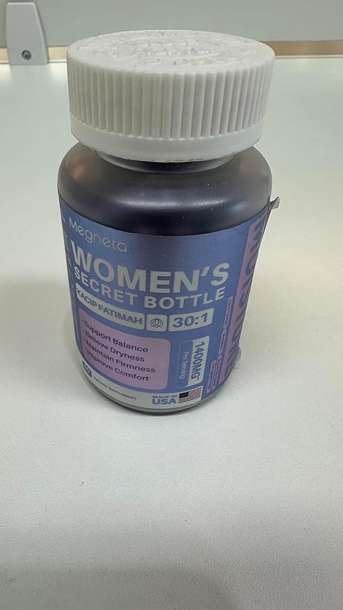 Vaginal Moisturizer Kacip Fatimah 1000mg &amp Manjakni 200mg for Female Health Slippery Elm for Women Vegan 120 Capsules