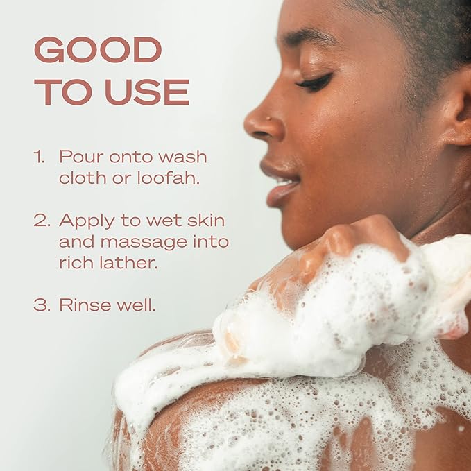 Hey Humans Rosewater Ginger Moisturizing Body Wash with Natural Ingredients &amp Jojoba Oil | Clean Vegan Sulfate Free Bath &amp Body Wash for Women | Recyclable Bottle 14 fl. oz. - Pack of 3
