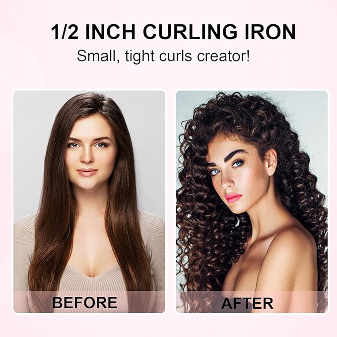 1/2 Inch Curling Iron and 1.5 inch Thermal Brush