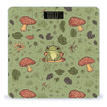 Frogs and Mushrooms Digital Bathroom Scale for Body Weight Weighing Scale with Backlit LCD Display High Precision Measurements &amp Measures Weight Up to 180kg