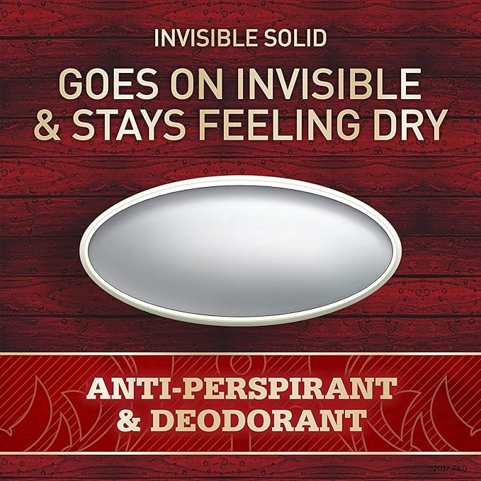 Old Spice Red Zone Anti-Perspirant Deodorant Invisible Solid Swagger 2.6 Ounce (Pack of 3)
