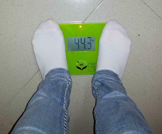 NewlineNY Auto Step On Super Mini Travel Bathroom Scale 5.25 x 8.5 SBB0638SM: Green