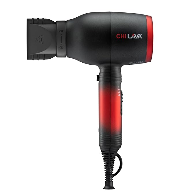 CHI Lava Hair Dryer Blow Dryer for Smooth Shiny Results Lower-Temperature Styling for Less Damage Reduces Frizz