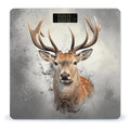 Animal Deer Digital Bathroom Scale for Body Weight Weighing Scale with Backlit LCD Display High Precision Measurements &amp Measures Weight Up to 180kg