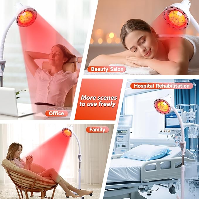 Infrared LightWhite 275W Near Red Infrared Heat Lamp for Relieve Joinpt Pain and Muscle Aches