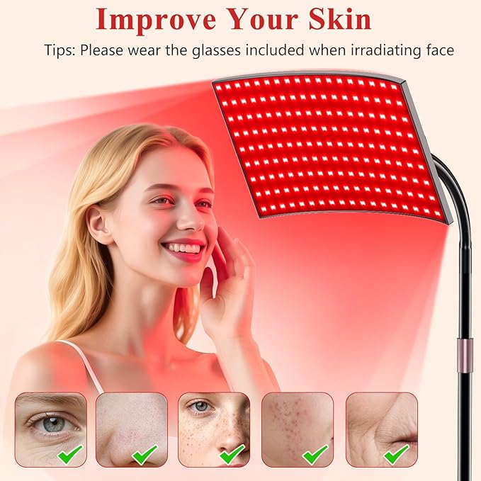 Red Light Therapy for Body Face Infrared Light Therapy for Body with 660nm &amp 850nm Near Infrared LED Red Light Therapy Large Panel at Home Valentines Gift for Women Wife Mom Sister Girlfriend