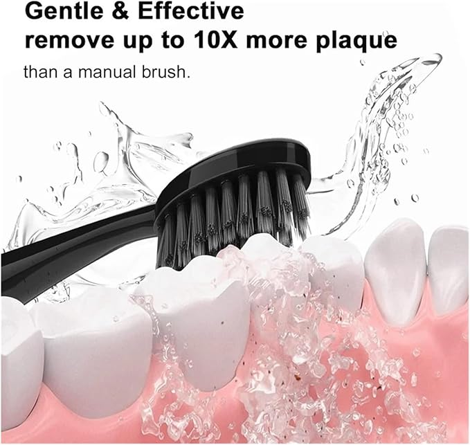 Replacement Toothbrush HeadsCompatible for Seago S9 S1 S6 S8 S21 S26 S28 SG540 SG860 SG861 SG986 SG987 SG988 2752 Head(16pcs White)