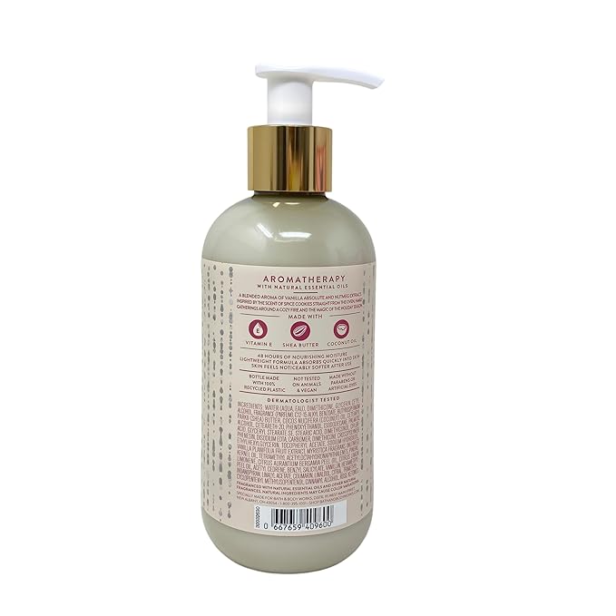 Bath &amp Body Works Aromatherapy Vanilla Nutmeg - Ultimate Hydration Body Cream Body Wash + Foam Bath Mosturizing Body Lotion and Essential Oil Perfume Mist with a Natural Oats Soap