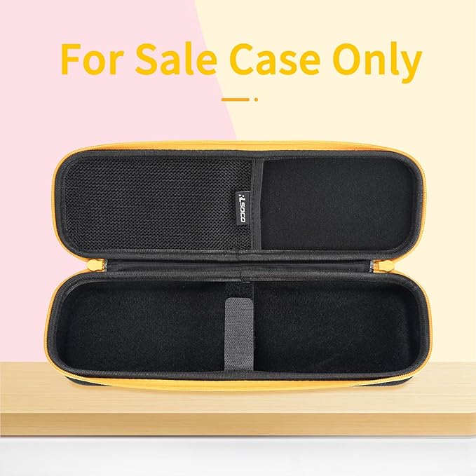 RLSOCO Hard Case for BaBylissPRO Nano Titanium &amp ghd Platinum+/Original/Gold Flat Iron Hair Straightener | Compact Design with YKK Zipper &amp Scratch Protection - Black (Case Only)